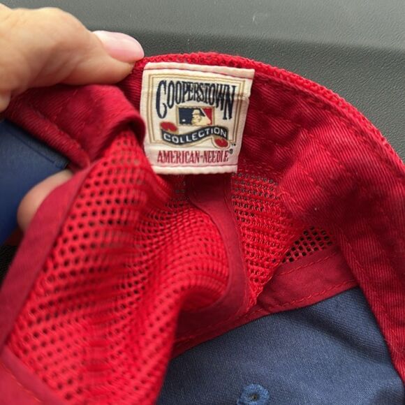 Chicago Cubs vintage snapback baseball cap hat, Coopertown, American needle - Picture 4 of 5